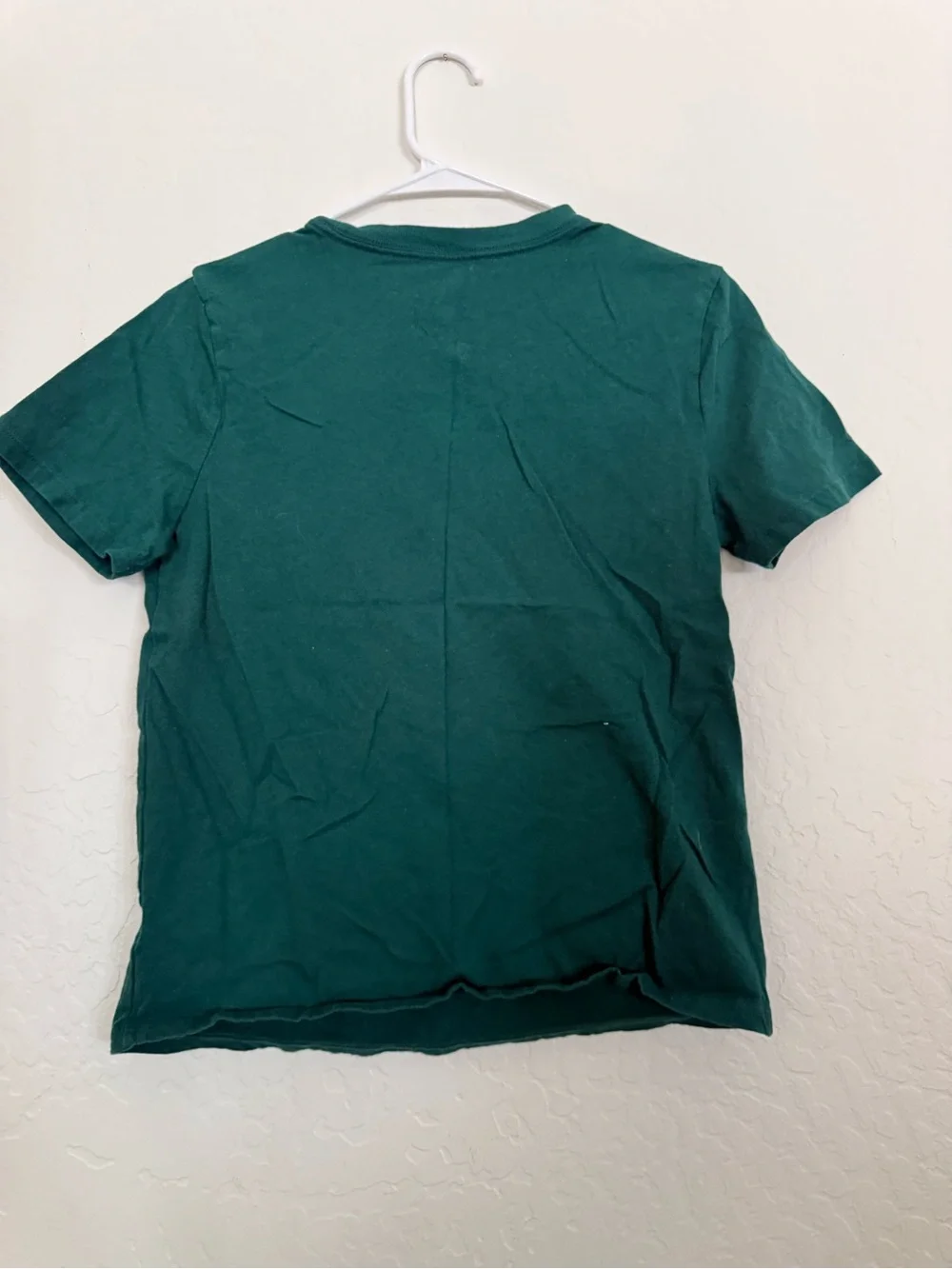 GAP Green Short-Sleeve Tee with Pink Motocross Square